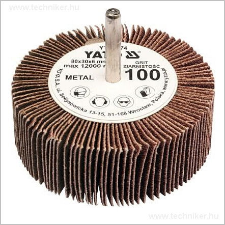 YATO csapos lamellás csiszoló 80x30mm P60 termék fő termékképe