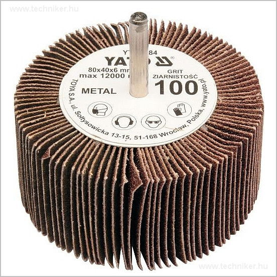YATO csapos lamellás csiszoló 80x40mm P120 termék fő termékképe