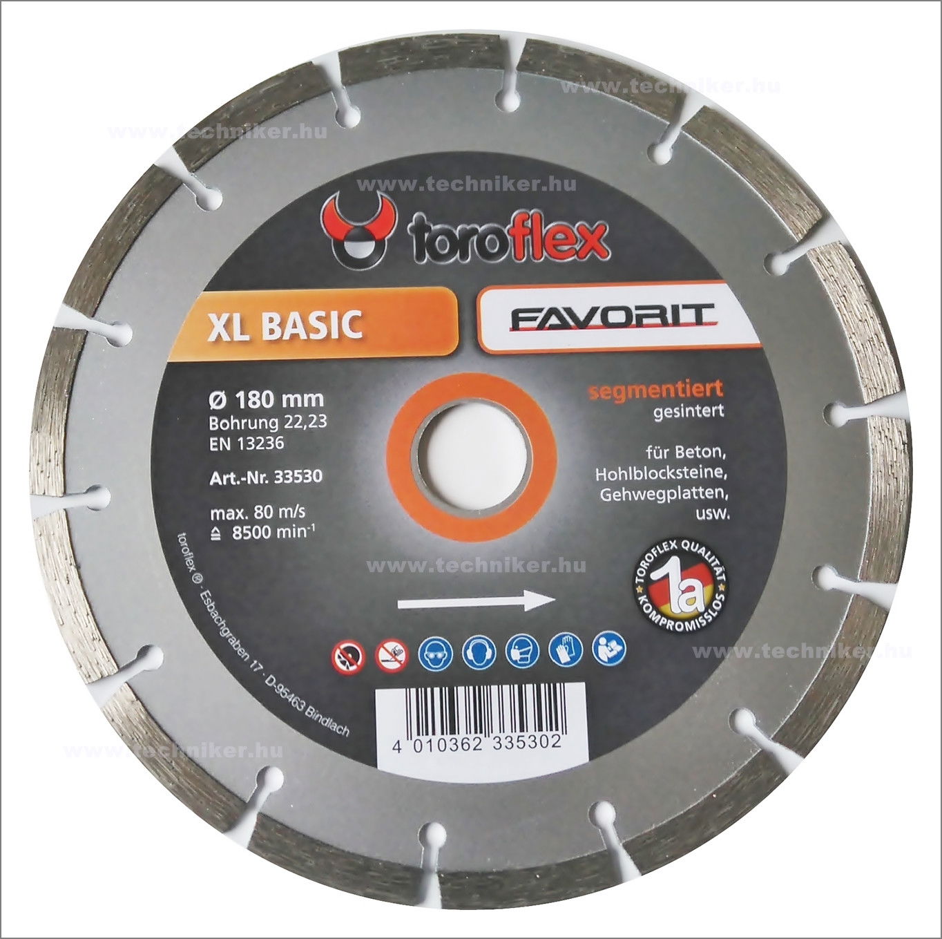 gyémánttárcsa 180 termék fő termékképe