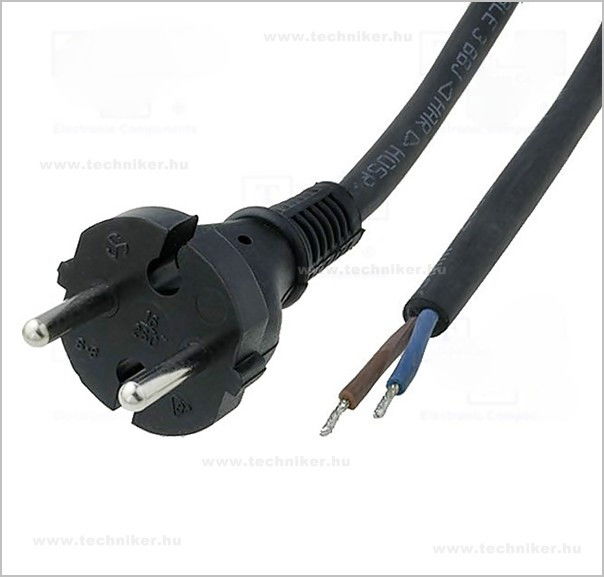 gépkábel 2x1,5_3méter termék fő termékképe