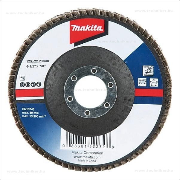 lamellás csiszolótárcsa 125/P40 termék fő termékképe